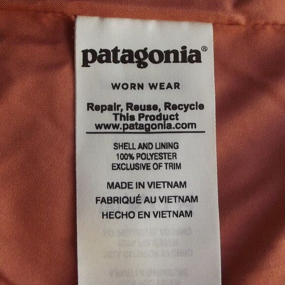 PATAGONIA Fleece Vest, S, Furry/Fleece Cedar/Rust, Zipper front, Stand up collar - Picture 13 of 16